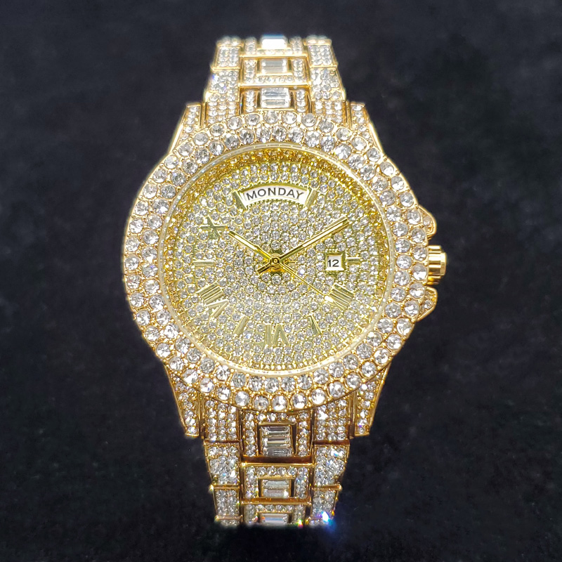 Luxury Watch Iceberg - 남성용 명품 다이아몬드 시계, 패션 블링
