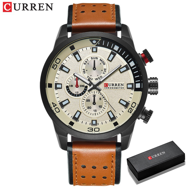 Luxury Watch Maker - 2017 CURREN 세련된 남성 시계, 럭셔리