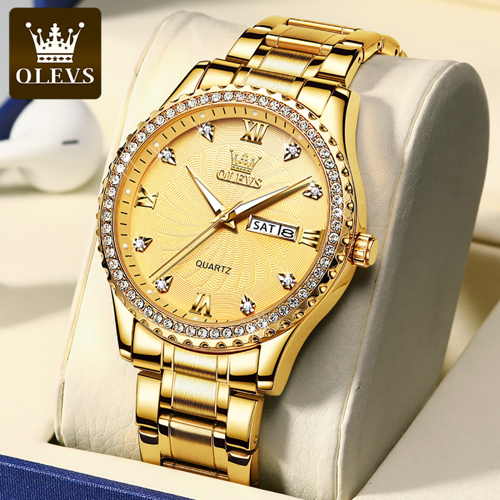 Luxury Watch Maker - OLEVS 5565 남성용 럭셔리 브랜드 쿼츠