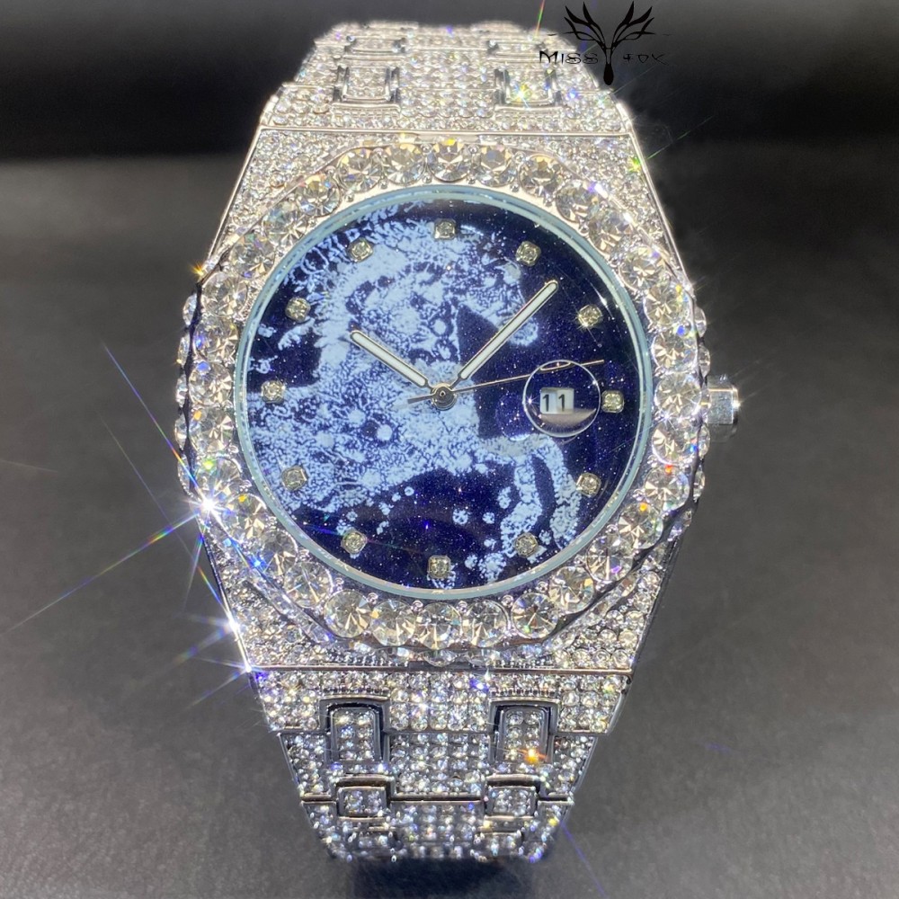Luxury Watch Iceberg - 2026 힙합 남성용 쿼츠 시계 MISSFOX