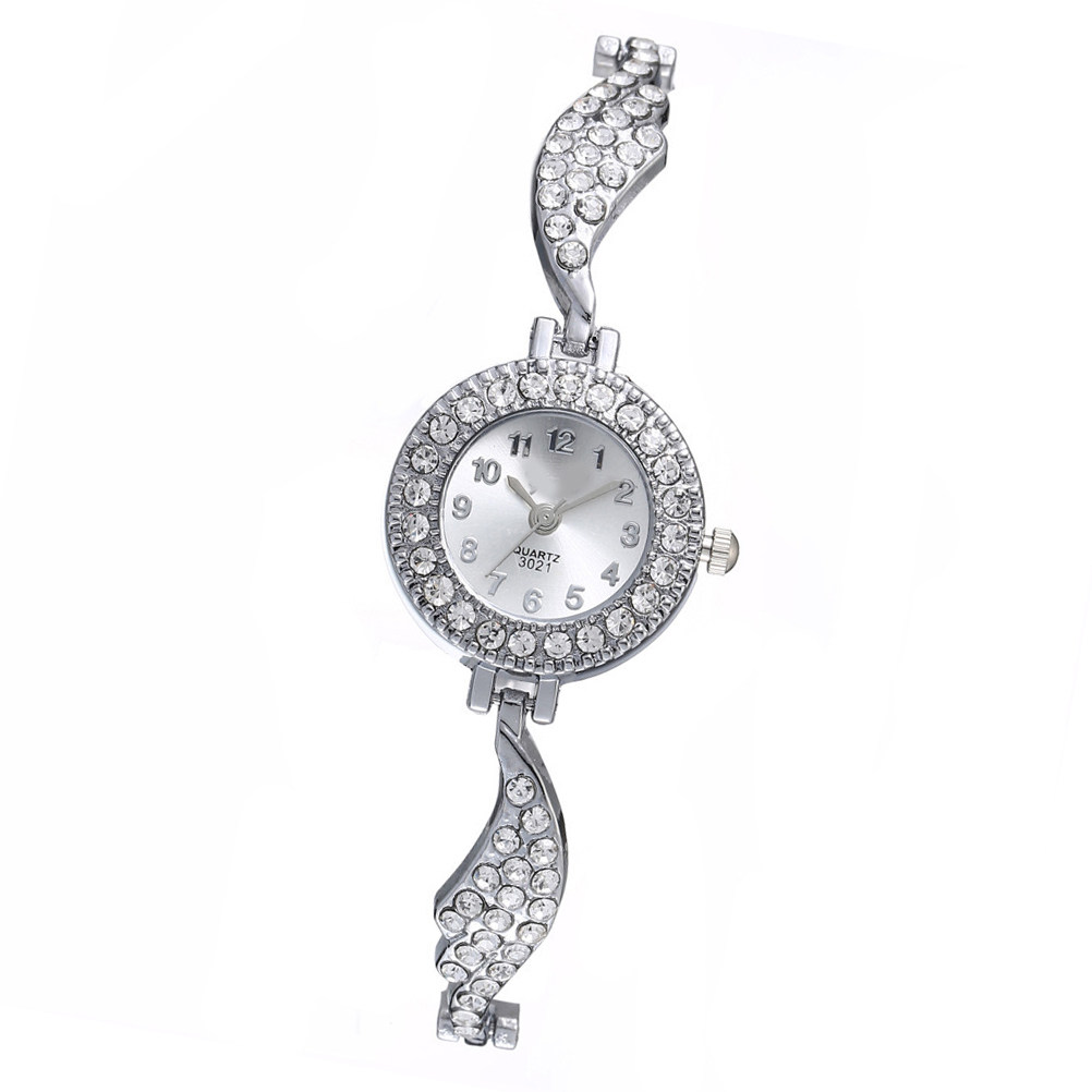 여성용 라인스톤 장식 날개 모양 쿼츠 시계, 합금 밴드 - Luxury Watch Gift For Her 리뷰 및 가격
