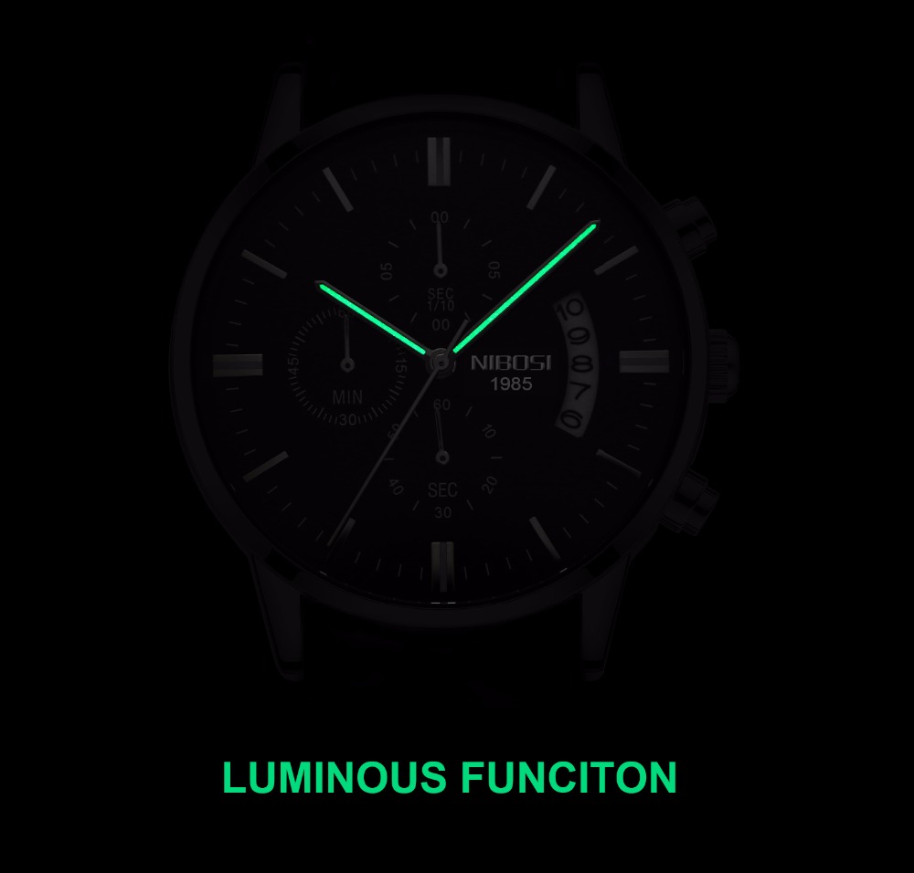 NIBOSI 스테인레스 스틸 블랙 쿼츠 시계 남성 시계 - Luxury Watch Top 10 리뷰 및 가격