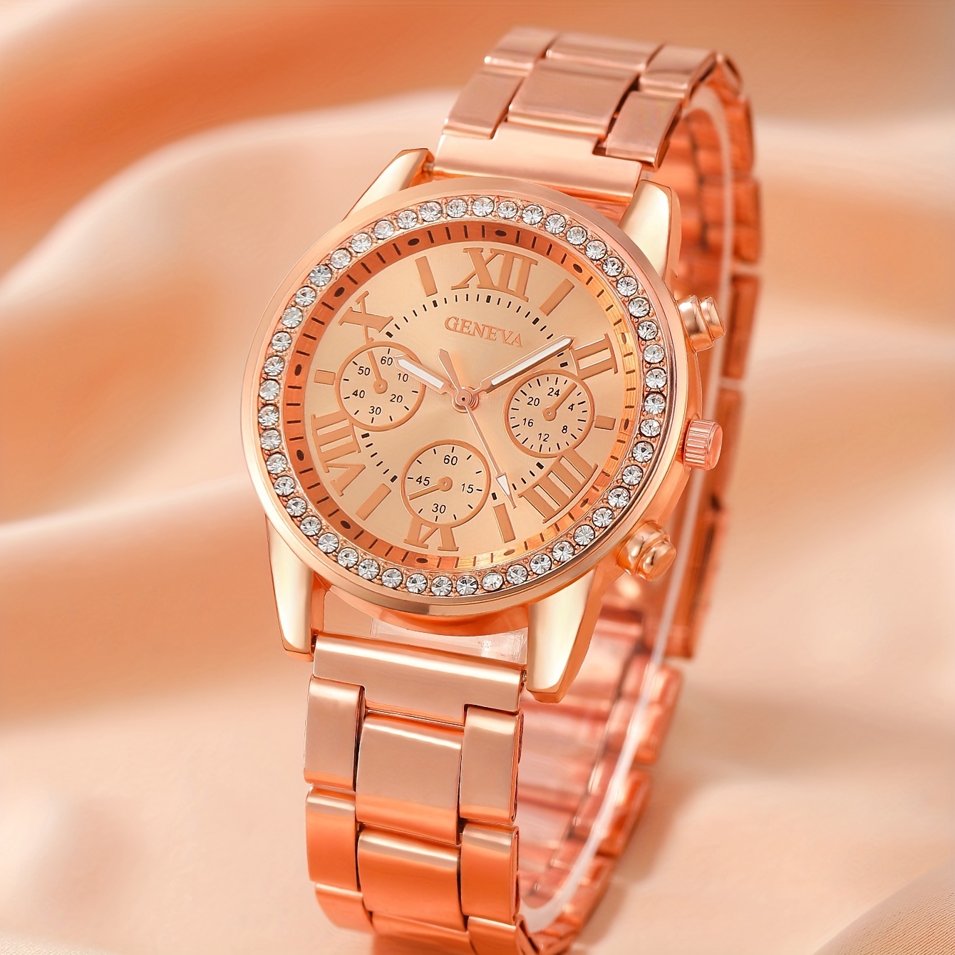 여성용 시계 럭셔리 라인스톤 쿼츠 시계 로마 스타일 패 - Luxury Watch Gift For Her 리뷰 및 가격