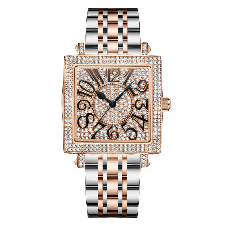 스퀘어 오리지널 브랜드 고품질 크리스탈 여성용 손목시계 - Luxury Watch Top 10 리뷰 및 가격