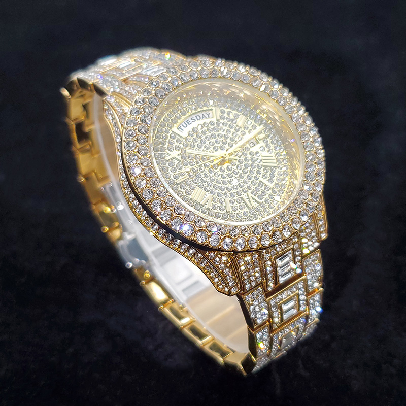 남성용 명품 다이아몬드 시계, 패션 블링 아이스드 아웃 - Luxury Watch Iceberg 리뷰 및 가격