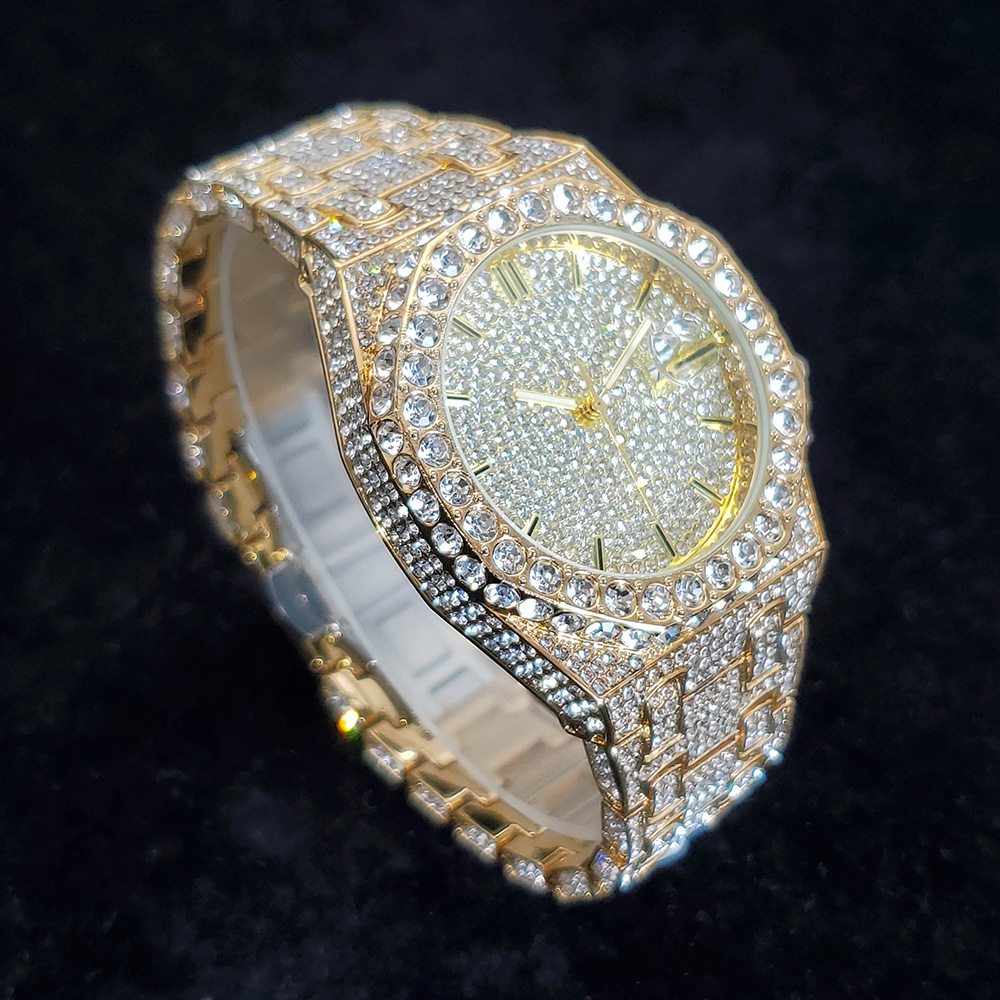 남성용 명품 다이아몬드 골드 시계 유명 브랜드 패션 아 - Luxury Watch Iceberg 리뷰 및 가격