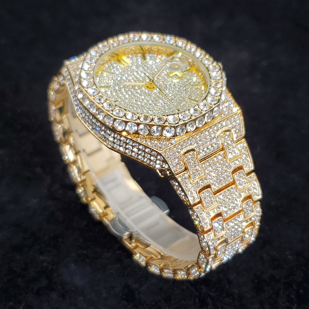 남성용 명품 다이아몬드 골드 시계 유명 브랜드 패션 아 - Luxury Watch Iceberg 리뷰 및 가격
