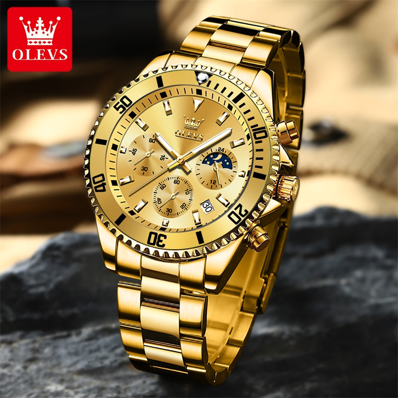 OLEVS 시계 남자 톱 브랜드 럭셔리 골드 쿼츠 밀리 - Luxury Watch Investment 리뷰 및 가격