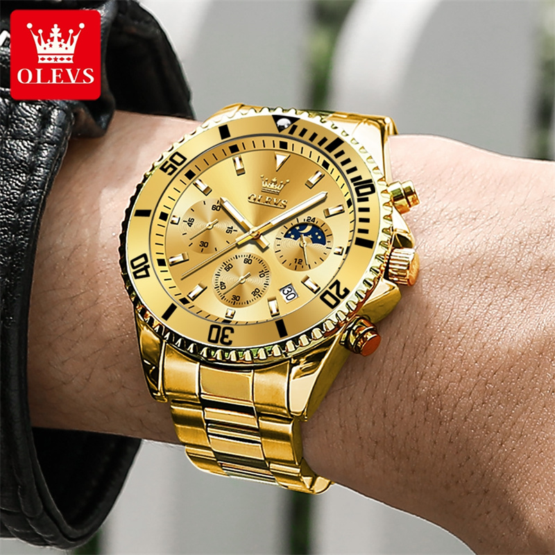 OLEVS 시계 남자 톱 브랜드 럭셔리 골드 쿼츠 밀리 - Luxury Watch Investment 리뷰 및 가격