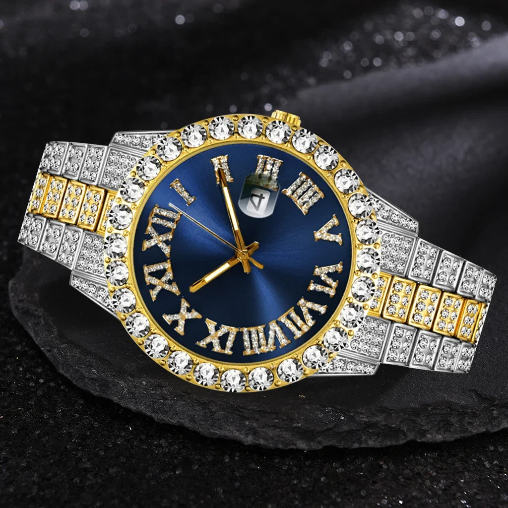 남성용 아이스아웃 시계, 럭셔리 브랜드, 풀 다이아몬드 - Luxury Watch Iceberg 리뷰 및 가격
