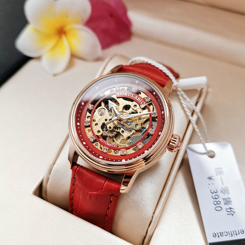 고급스럽고 우아한, 속이 빈, 다이아몬드가 박힌, 완전 - Luxury Watch Gift For Her 리뷰 및 가격