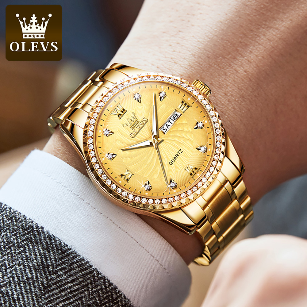 OLEVS 5565 남성용 럭셔리 브랜드 쿼츠 시계 방 - Luxury Watch Maker 리뷰 및 가격