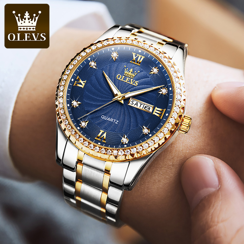OLEVS 5565 남성용 럭셔리 브랜드 쿼츠 시계 방 - Luxury Watch Maker 리뷰 및 가격