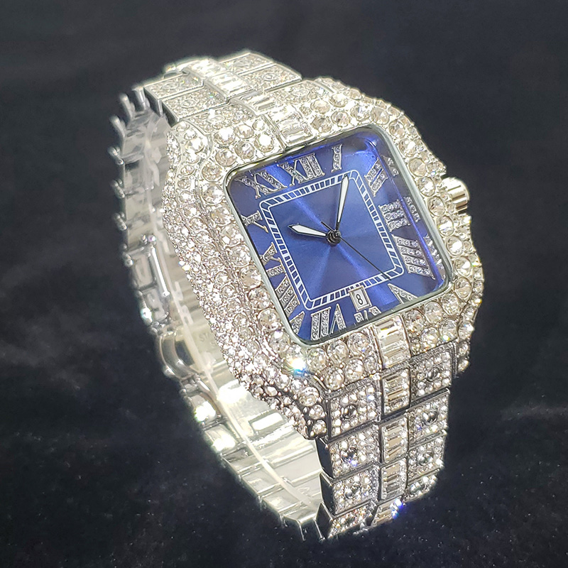 남성용 럭셔리 브랜드 다이아몬드 시계, 멋지고 반짝이는 - Luxury Watch Iceberg 리뷰 및 가격