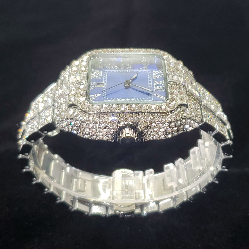 남성용 럭셔리 브랜드 다이아몬드 시계, 멋지고 반짝이는 - Luxury Watch Iceberg 리뷰 및 가격