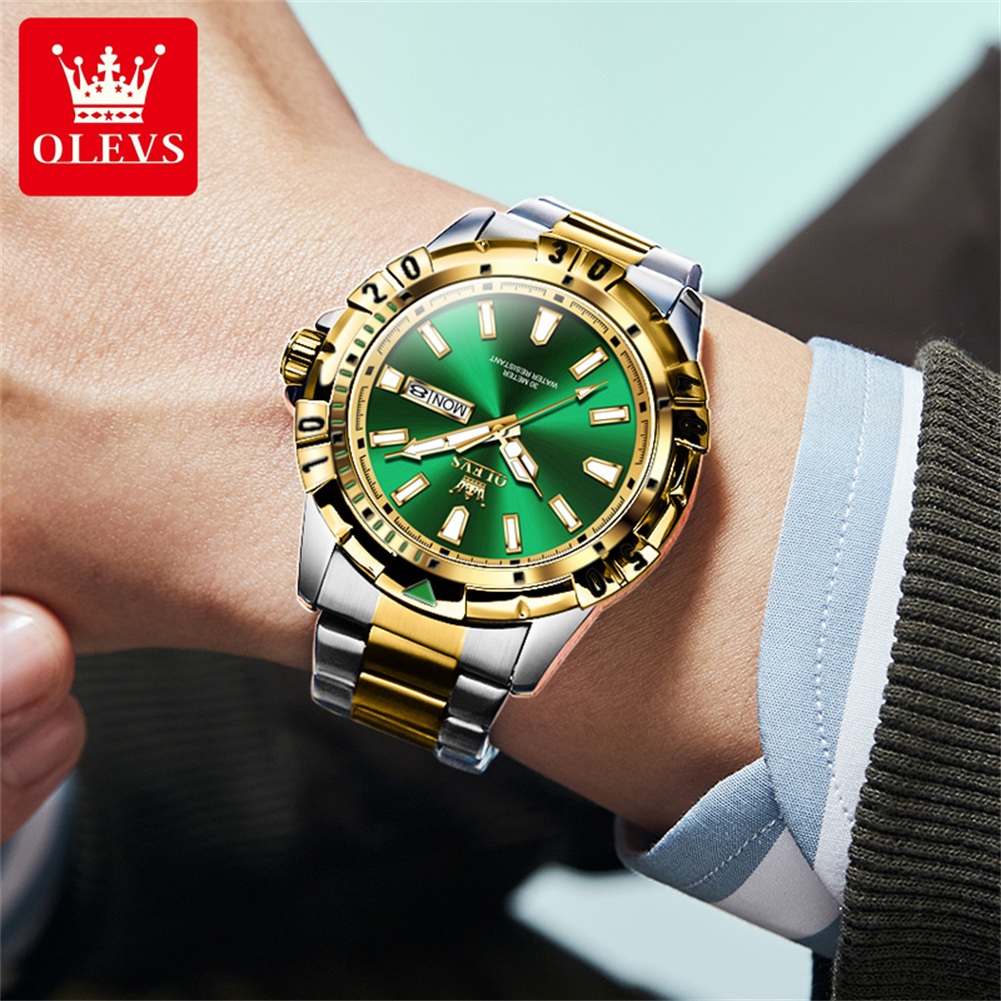 OLEVS 5560 남성용 최고급 브랜드 쿼츠 손목시계 - Luxury Watch Magazine 리뷰 및 가격
