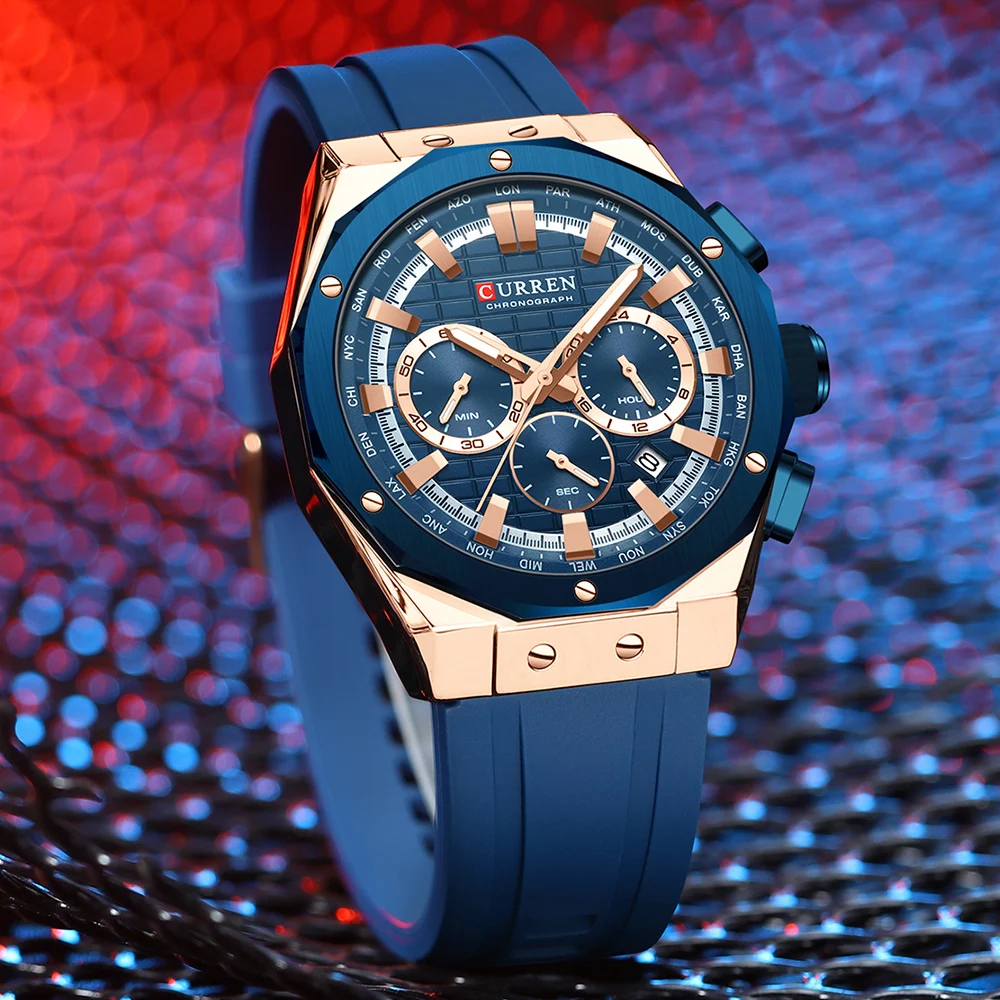 CURREN 럭셔리 브랜드 하이 퀄리티 크로노그래프 야 - Luxury Watch Magazine 리뷰 및 가격