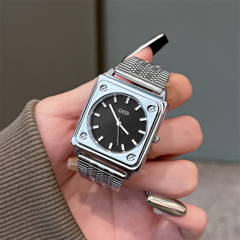 미니멀하고 우아하며 독특한 사각형 다이얼의 스틸 스트랩 - Luxury Watch Gift For Her 리뷰 및 가격