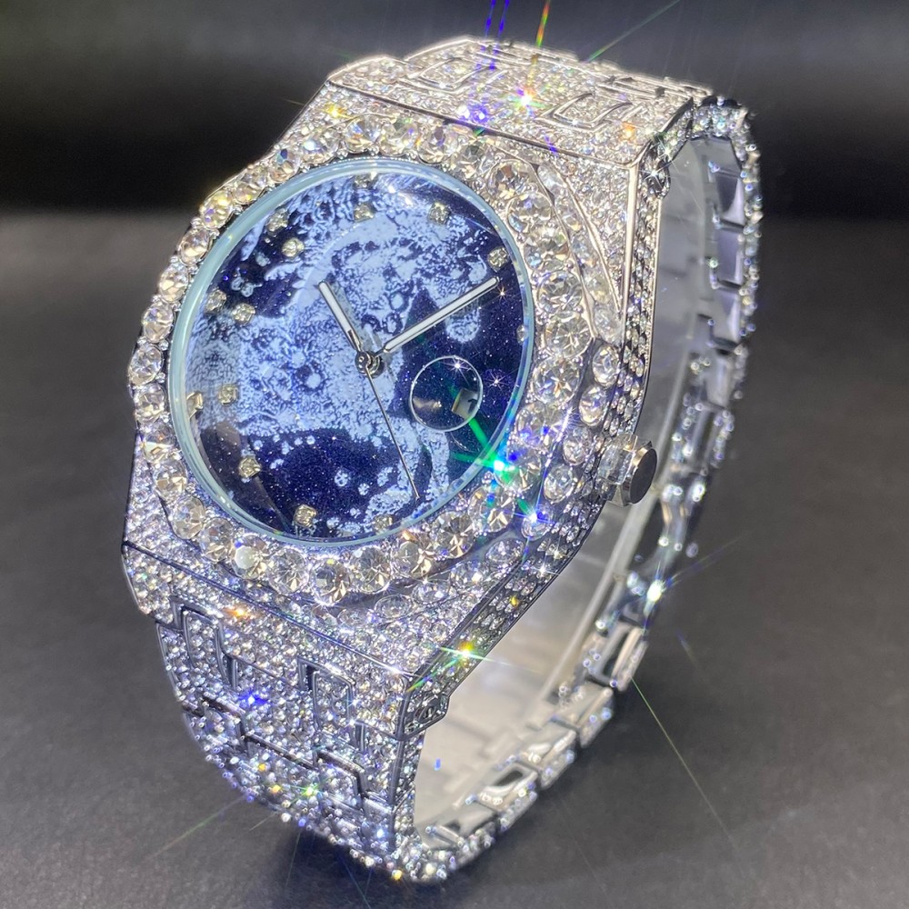 2026 힙합 남성용 쿼츠 시계 MISSFOX 오토매틱 - Luxury Watch Iceberg 리뷰 및 가격
