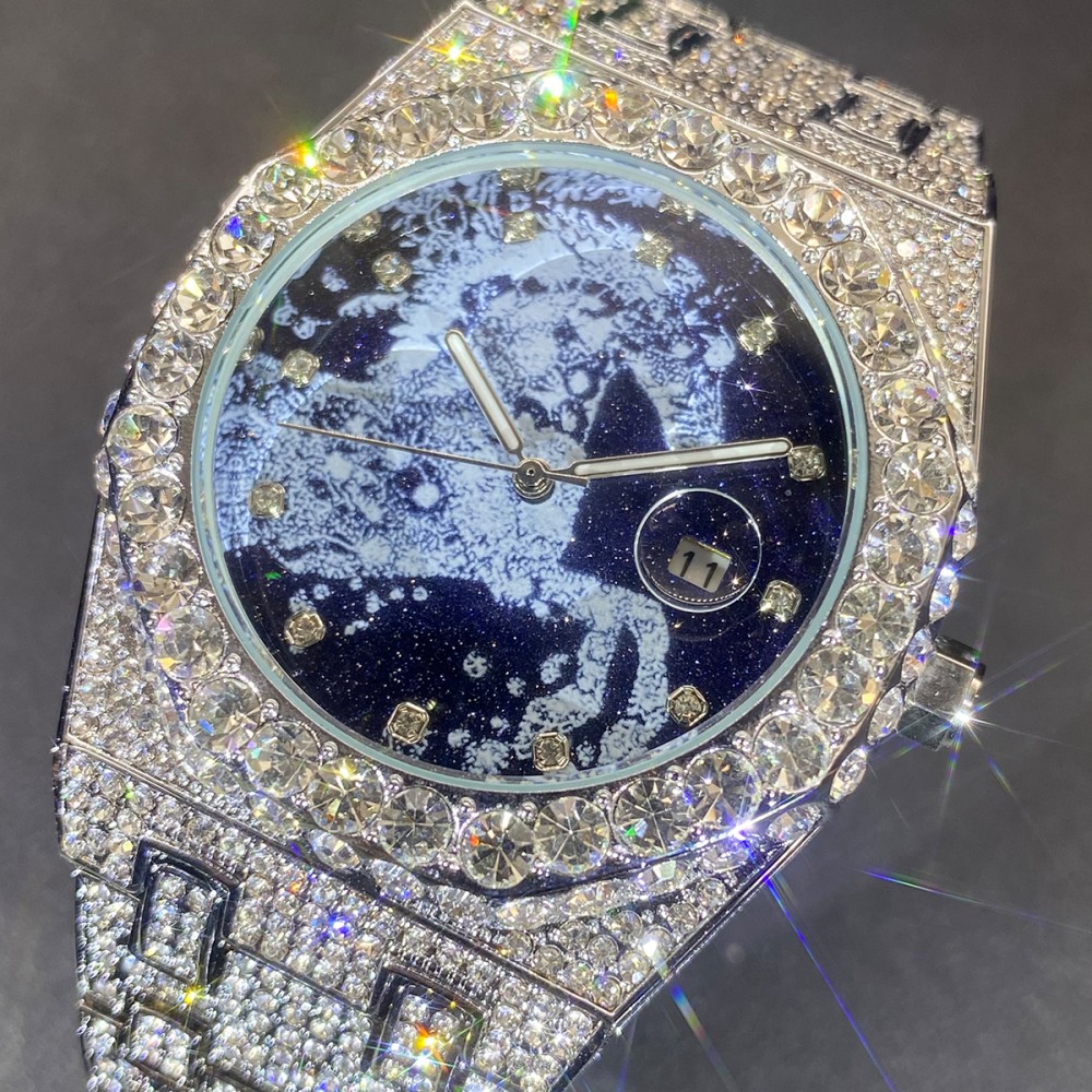 2026 힙합 남성용 쿼츠 시계 MISSFOX 오토매틱 - Luxury Watch Iceberg 리뷰 및 가격