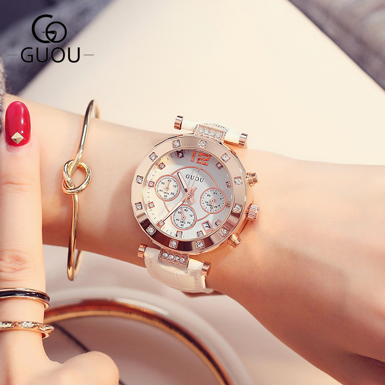 2018 GUOU 최고 브랜드 패션 럭셔리 여성 시계, - Luxury Watch Top 10 리뷰 및 가격