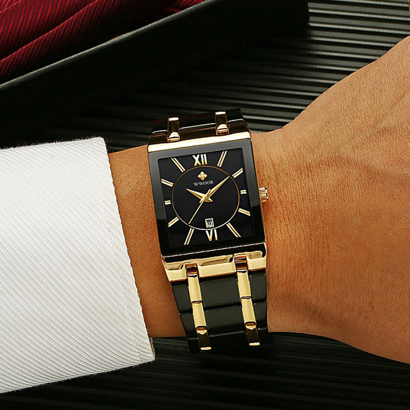 WWOOR 브랜드 럭셔리 골드 팔찌 남자 시계 패션 스 - Luxury Watch Maker 리뷰 및 가격