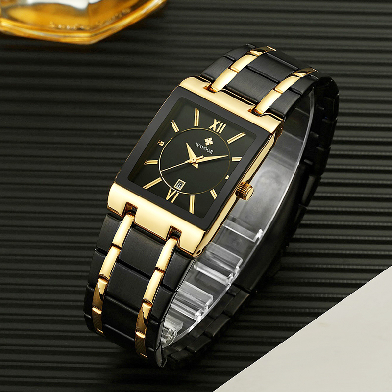 WWOOR 브랜드 럭셔리 골드 팔찌 남자 시계 패션 스 - Luxury Watch Maker 리뷰 및 가격